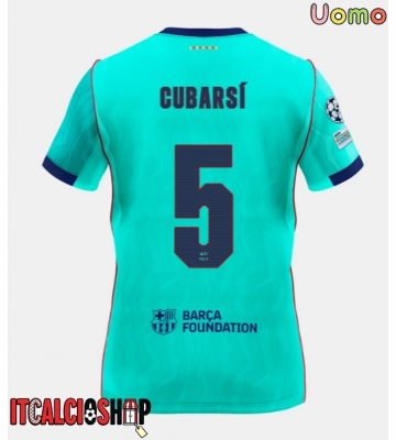 Barcelona Pau Cubarsi #5 Terza Maglia 2026-27 Manica Corta